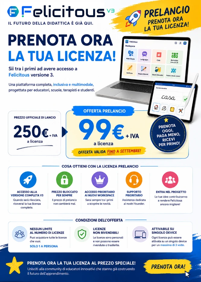 Offerta prelancio Felicitous V3