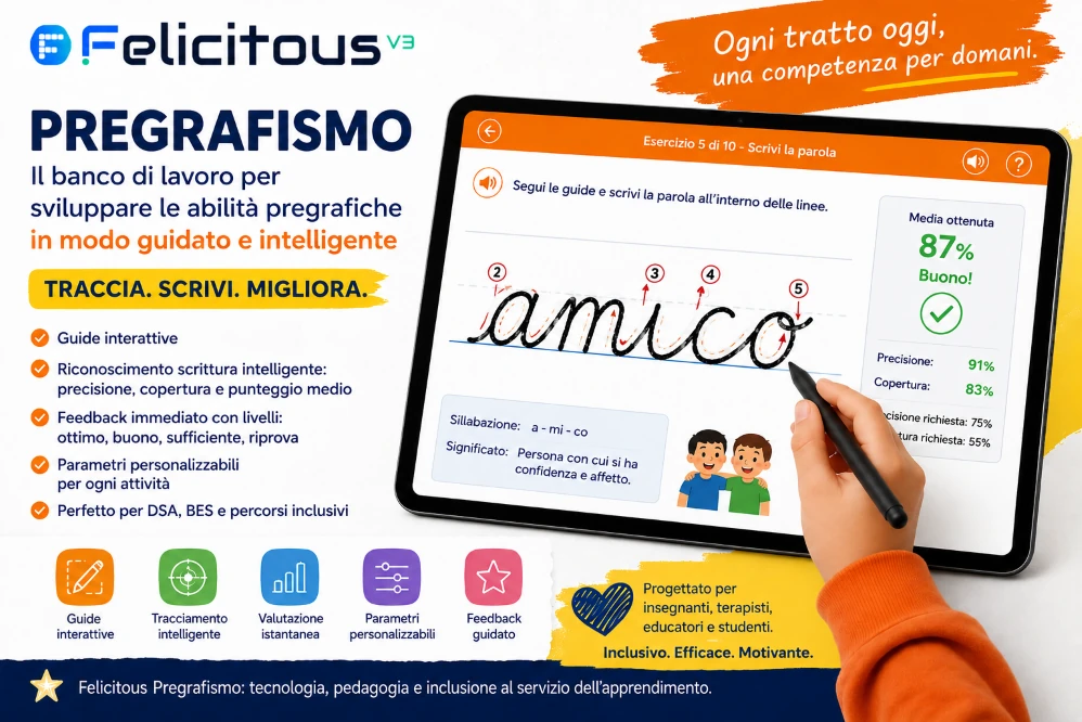 Felicitous Pregrafismo parola guidata